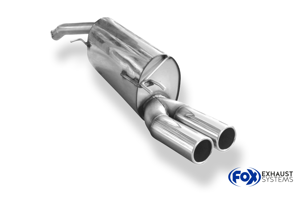 FOX zadnji športni lonec Fiat Bravo 198 - 2x76 Tip 12