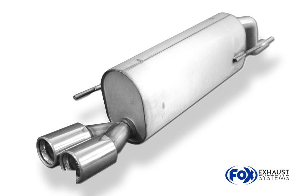 FOX zadnji športni lonec Fiat Bravo 198 - 2x76 Tip 13