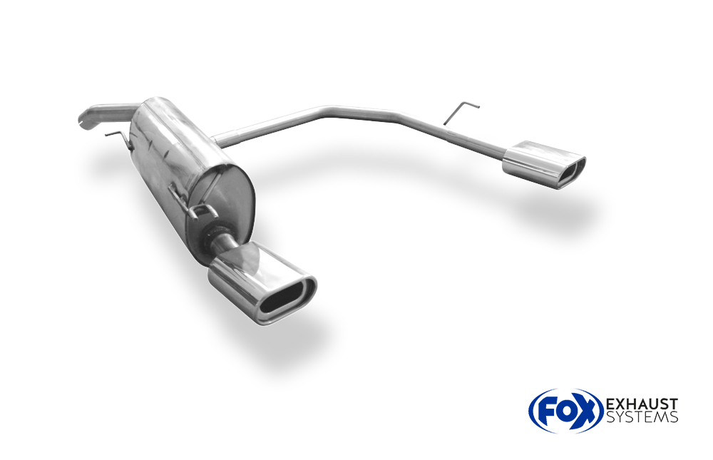 FOX zadnji športni lonec Fiat Bravo 198 izhod desno/levo - 135x80 Tip 53 desno/levo