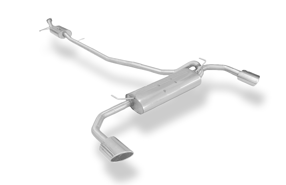 FOX zadnji športni lonec desno/levo in srednji izpušni lonec Chevrolet Trax 4x4 - 115x85 Tip 38 desno/levo