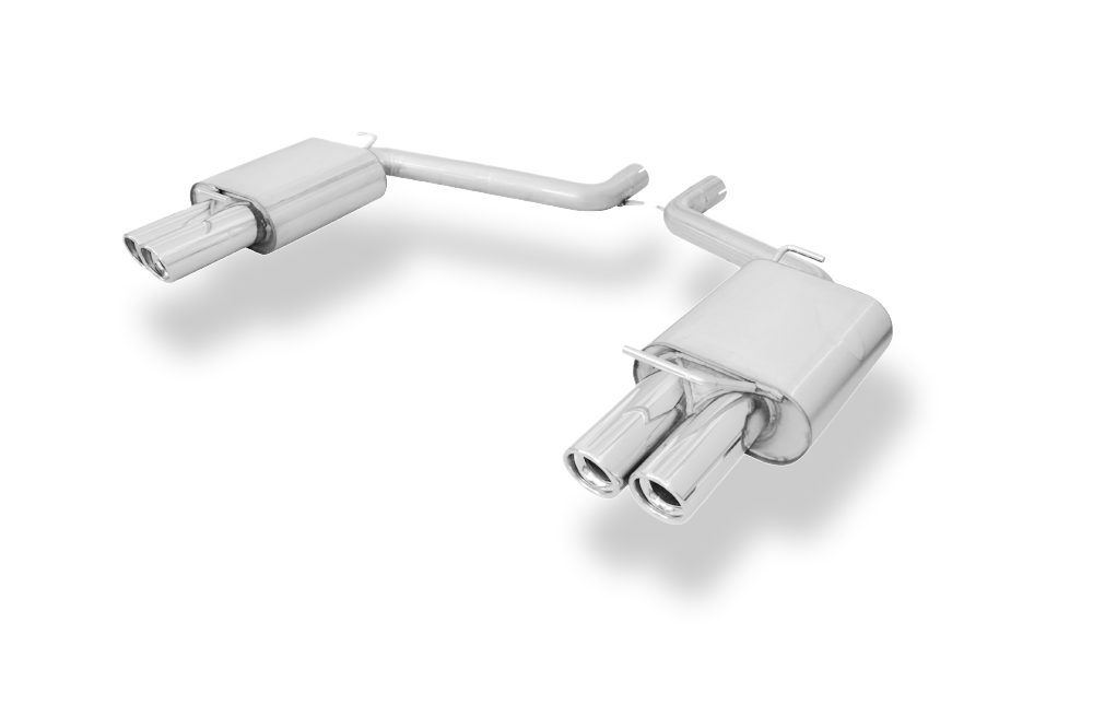 FOX zadnji športni lonec Chrysler 300C 3,5l desno/levo dvojna cev - 2x80 Tip 17 desno/levo