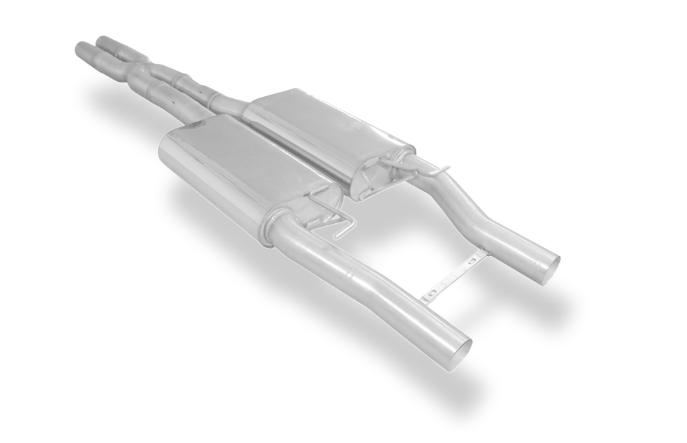 FOX srednji izpušni lonec Chrysler 300C SRT8 vklj. cev za izmenjavo tlaka