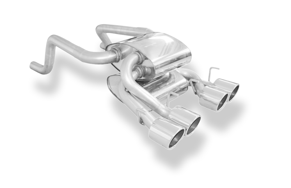 FOX zadnji športni lonec Corvette C06 Izhod sredinski - 4x100 Tip 16 sredinski