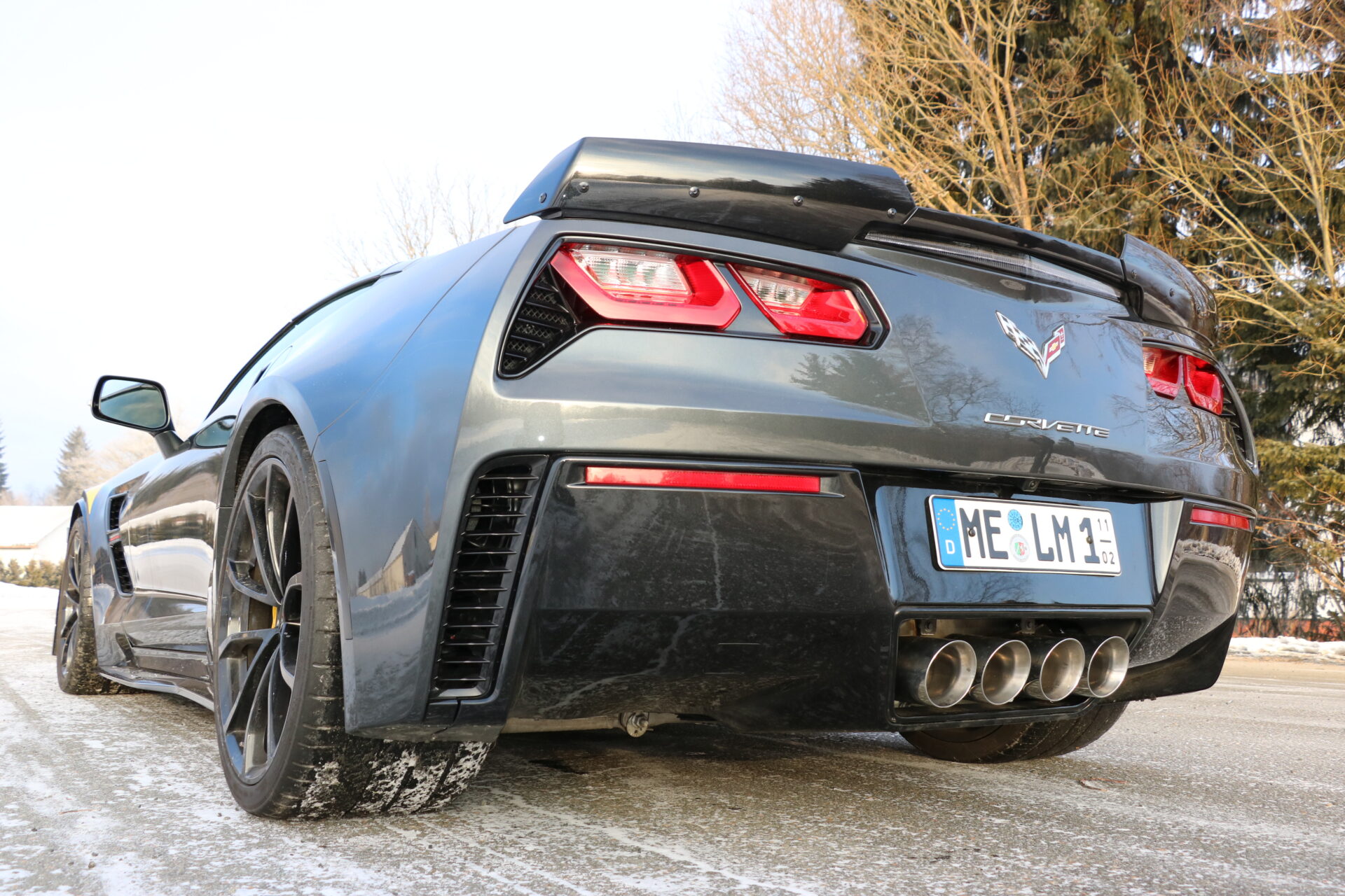 FOX zadnji športni lonec Corvette C7/ Z06 Izhod sredinski - 4x100 Tip 25 sredinski