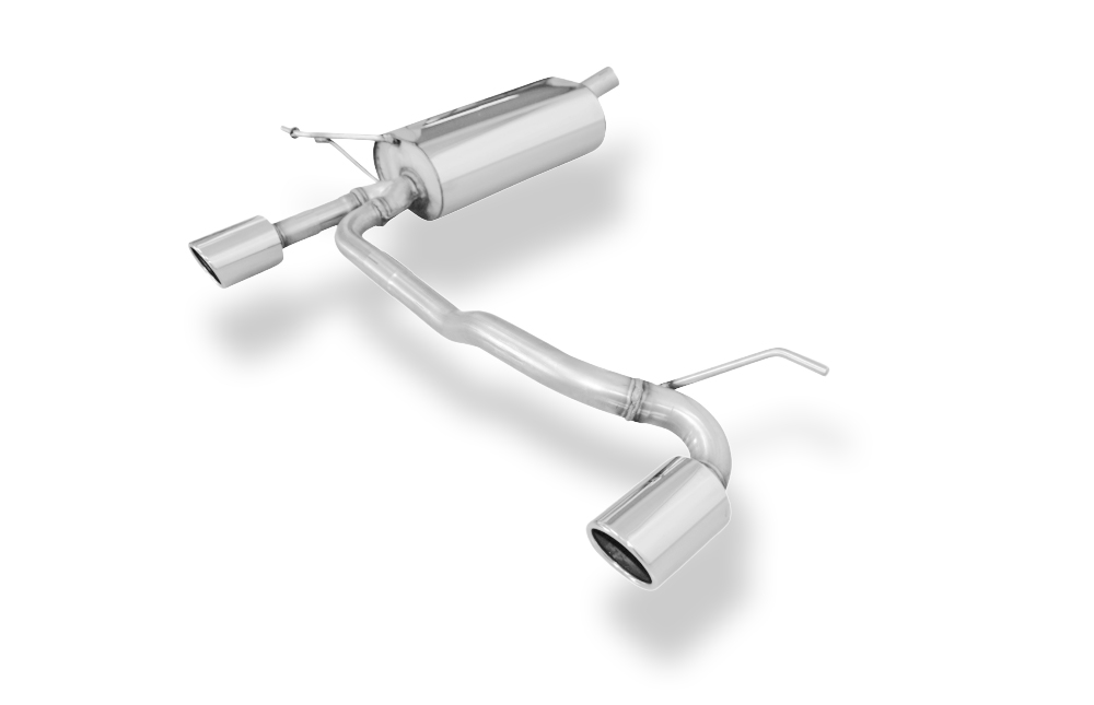 FOX zadnji športni lonec Dacia Duster 4x2 - prednji pogon desno/levo - 1x90 Tip 16 desno/levo