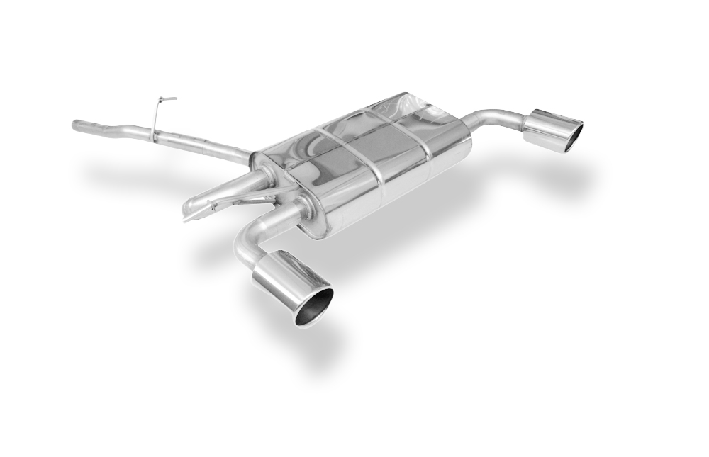 FOX zadnji športni lonec Dacia Duster 4x4 po faceliftu prečni izhod desno/levo - 1x90 Tip 16 desno/levo