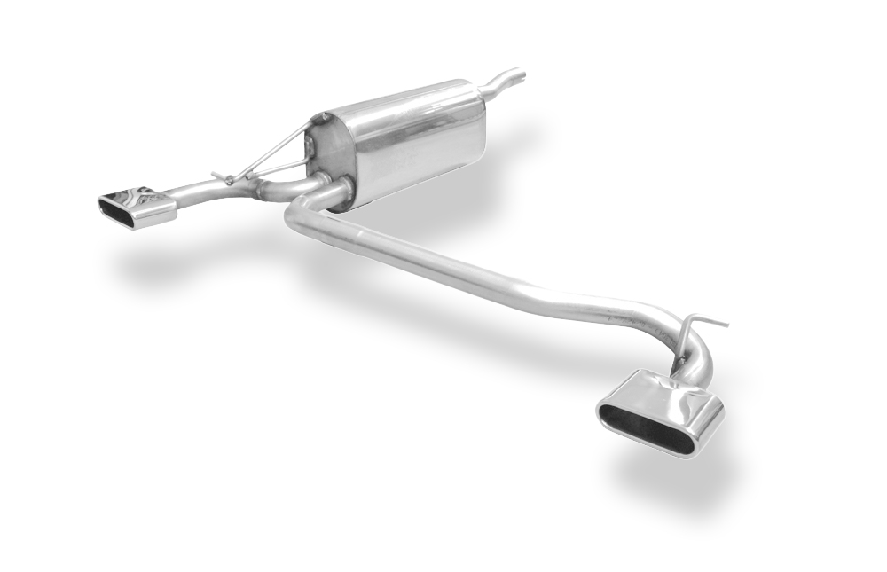 FOX zadnji športni lonec Dacia Logan karavan izhod desno/levo - 130x50 Tip 52 desno/levo