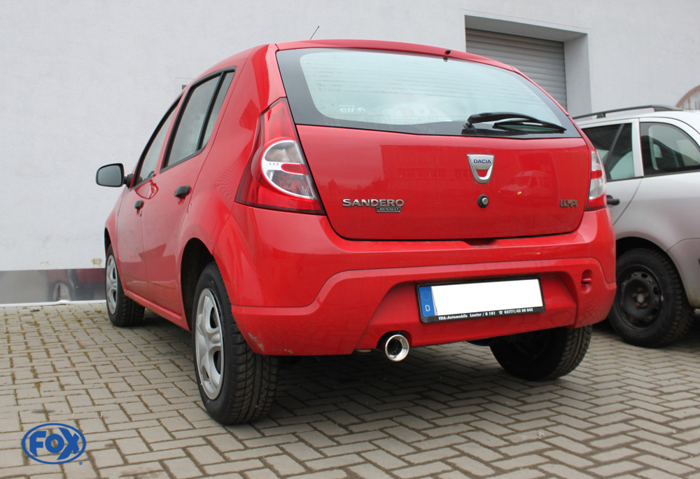 FOX nastavek Dacia Sandero na originalni ESD - 1x90 Tip 13