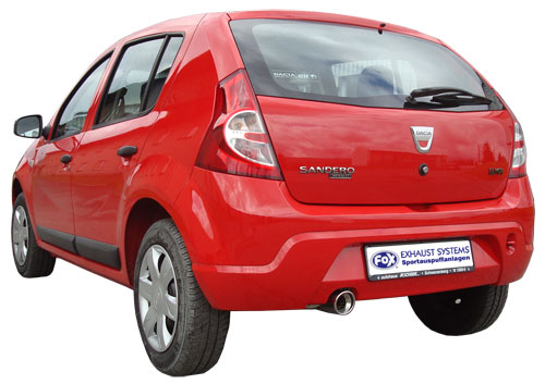 FOX nastavek Dacia Sandero na originalni ESD - 1x90 Tip 17