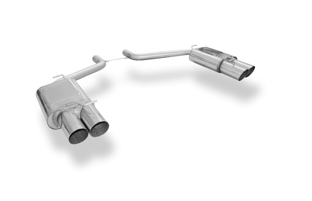 FOX zadnji športni lonec Dodge Challenger desno/levo - 2x100 Tip 14 desno/levo