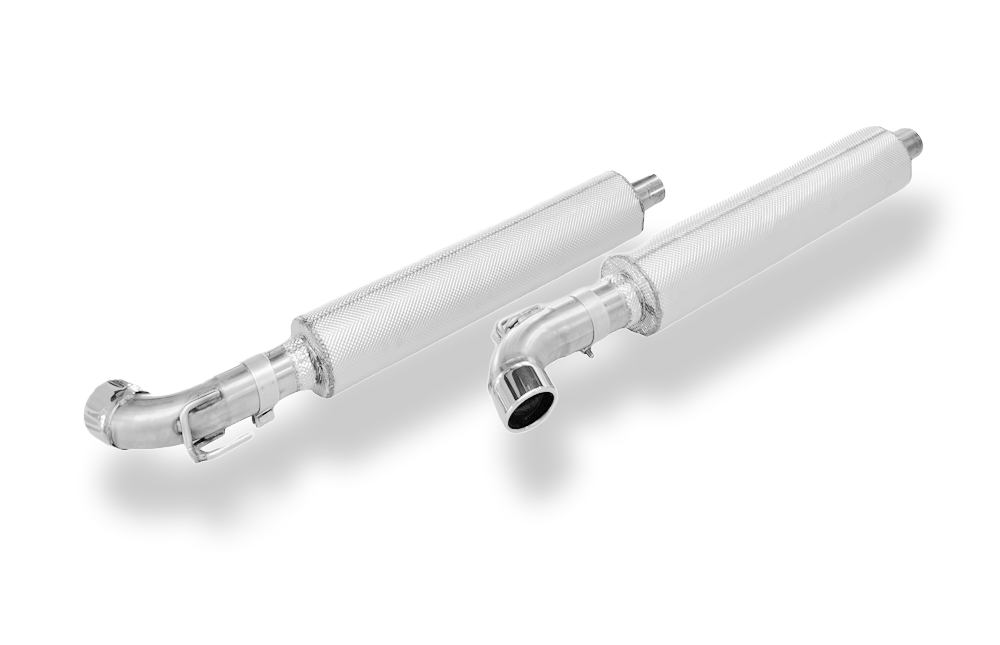 FOX zadnji športni lonec Dodge Viper SRT-10 Sidepipe z termoizolacijo - 1x90 Tip 12 desno/levo