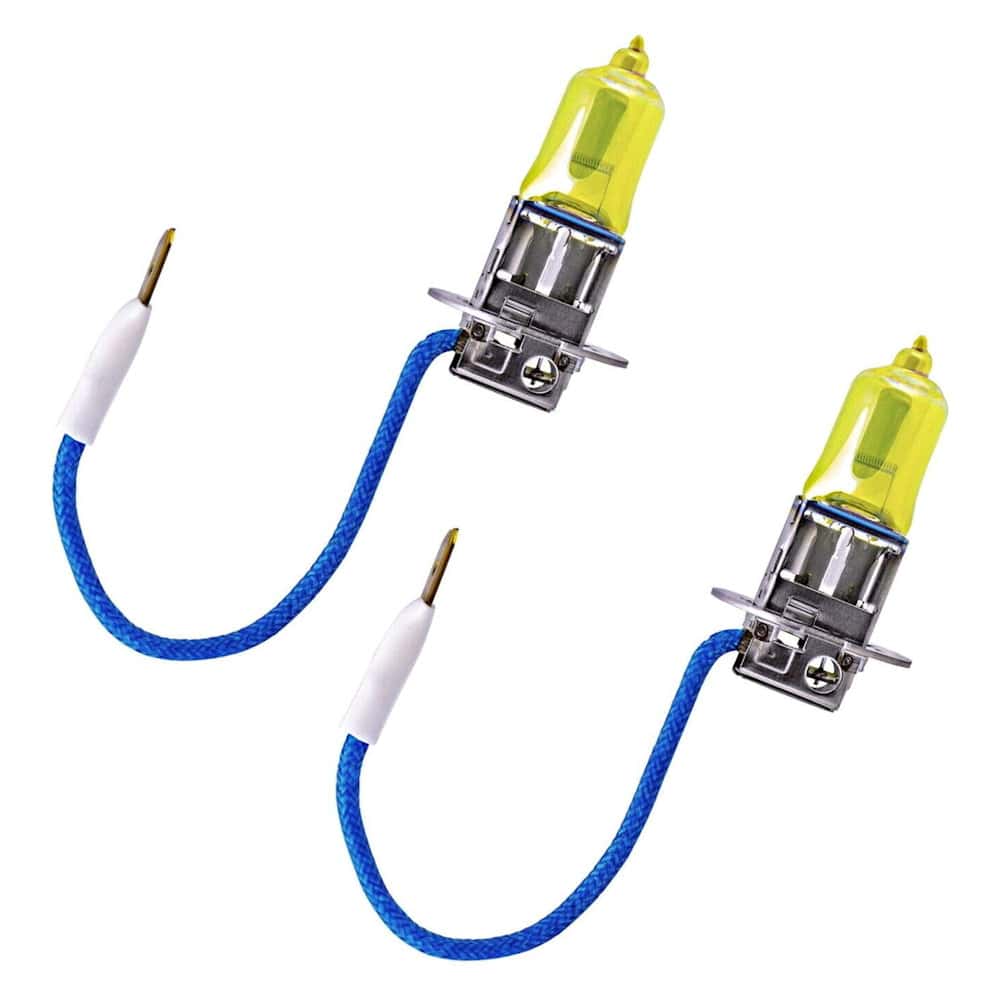 Komplet žarnic H3 55W rumene