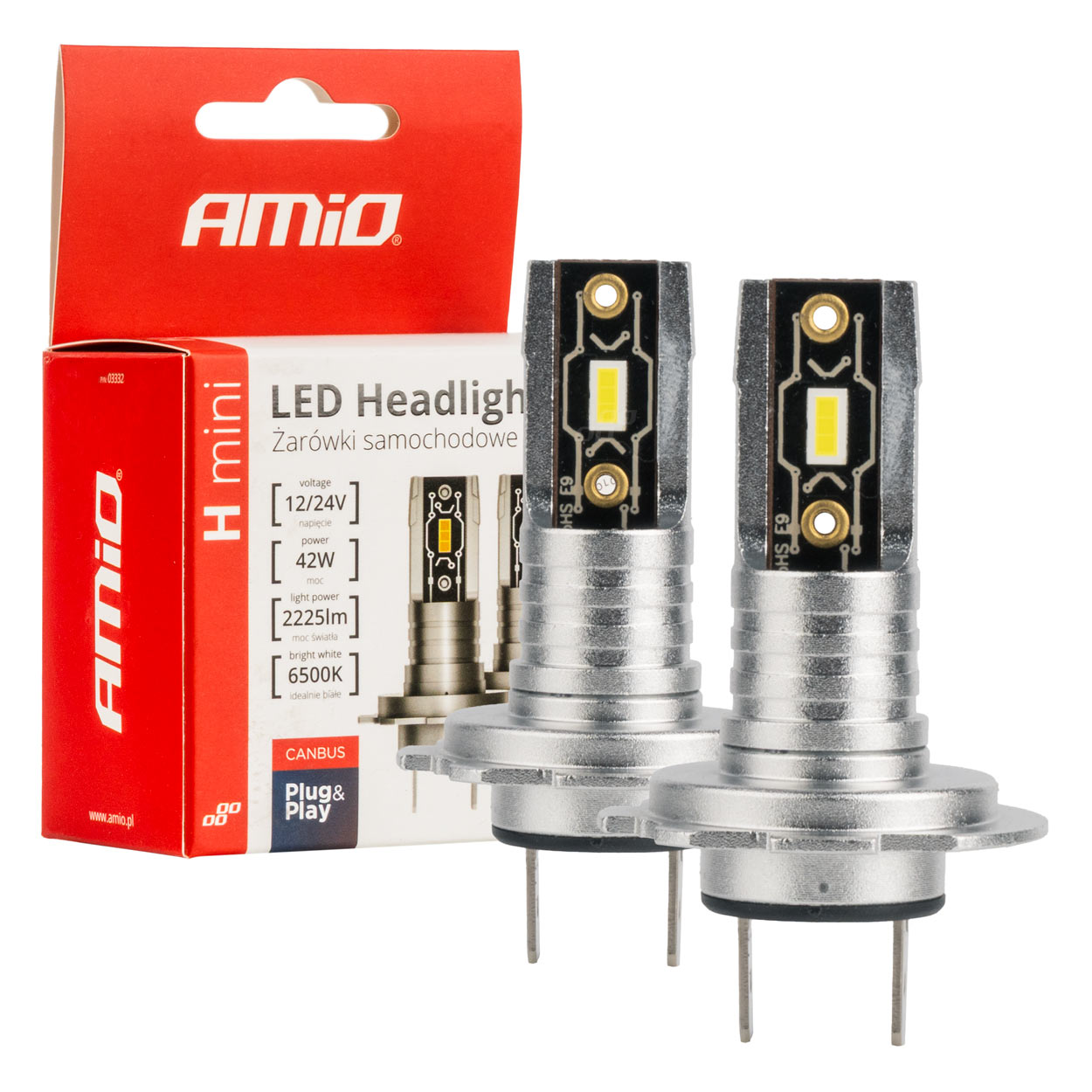 LED kit žarnica H-mini series H7/H18 6500K 42W