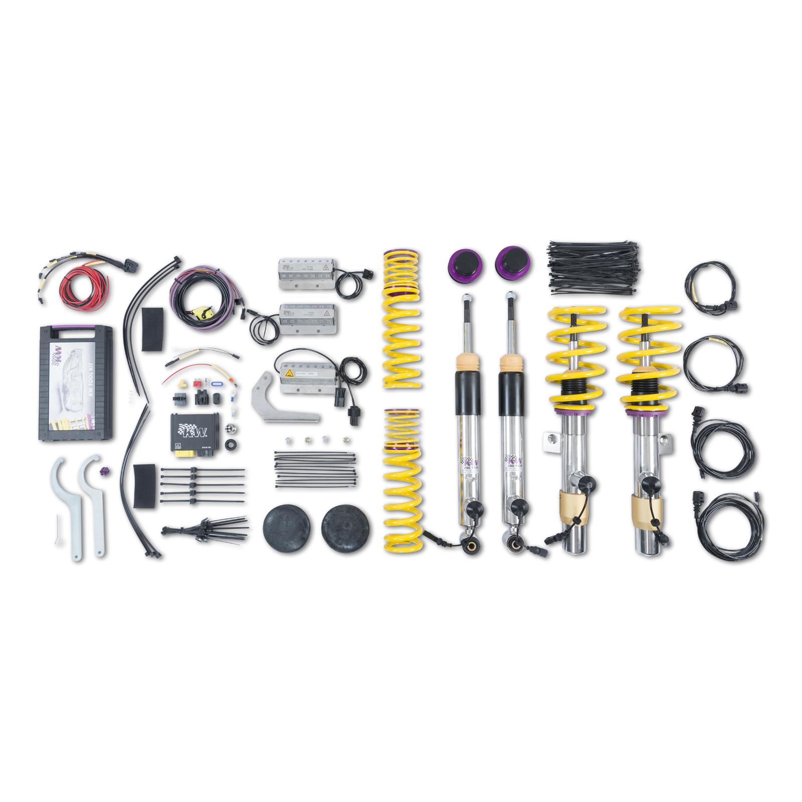 KW DDC - ECU nastavljivo vzmetenje inox (inkl. Stilllegung für elektronische Dämpfer) - BMW 3 Coupe (E92) 390X, 392C, 3C, M-V, M3, M3 GTS, M390