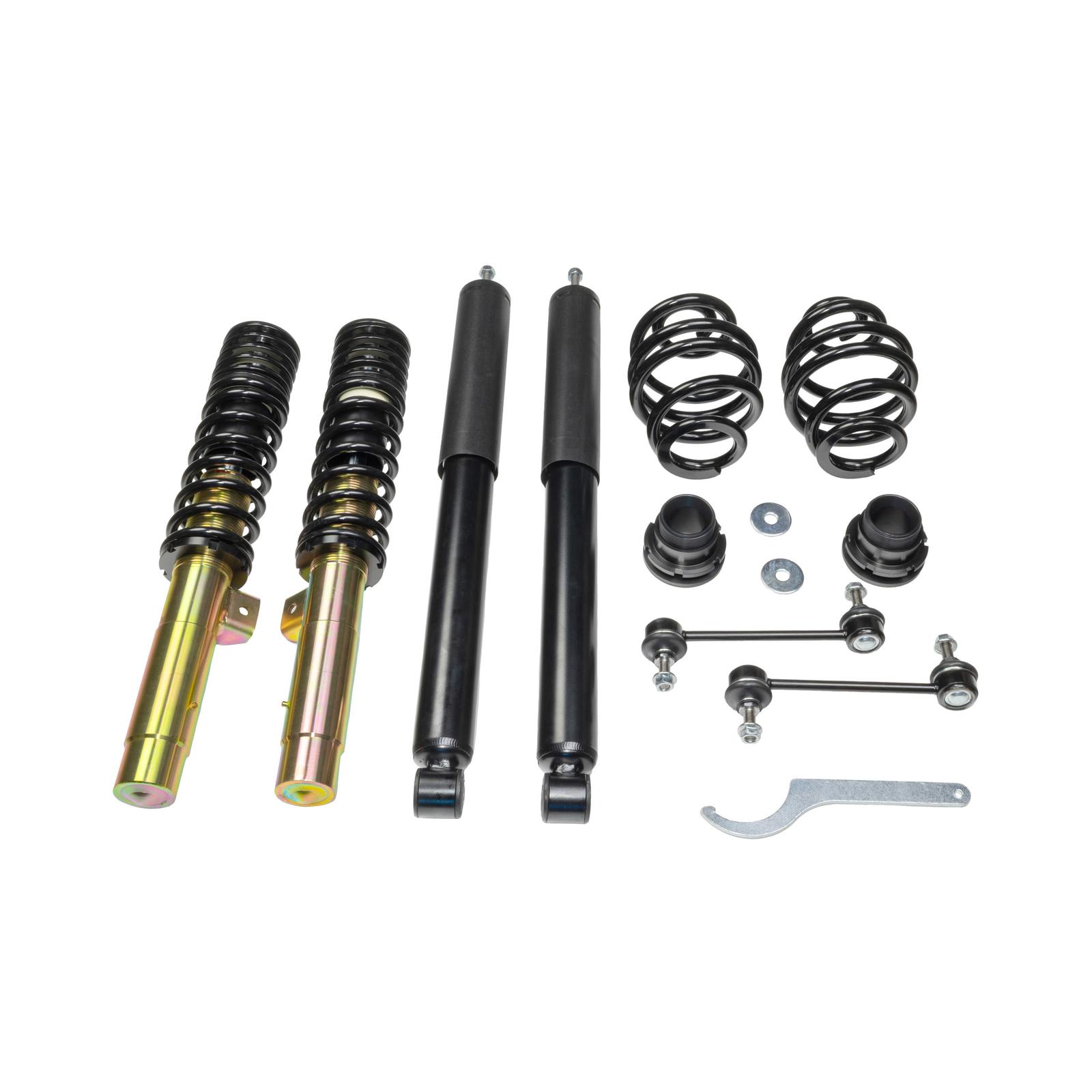 DTSLine nastavljivo vzmetenje SX pocinkano jeklo - BMW 3 Cabriolet (E46) 346R, M346