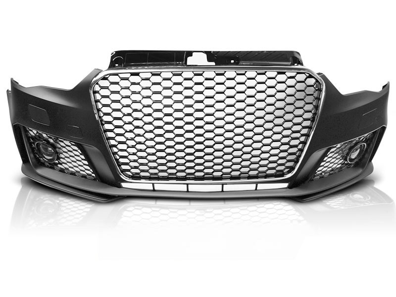 Sprednji odbijač Audi A3 8V 12-16 RS3 izgled črni/krom brez PDC